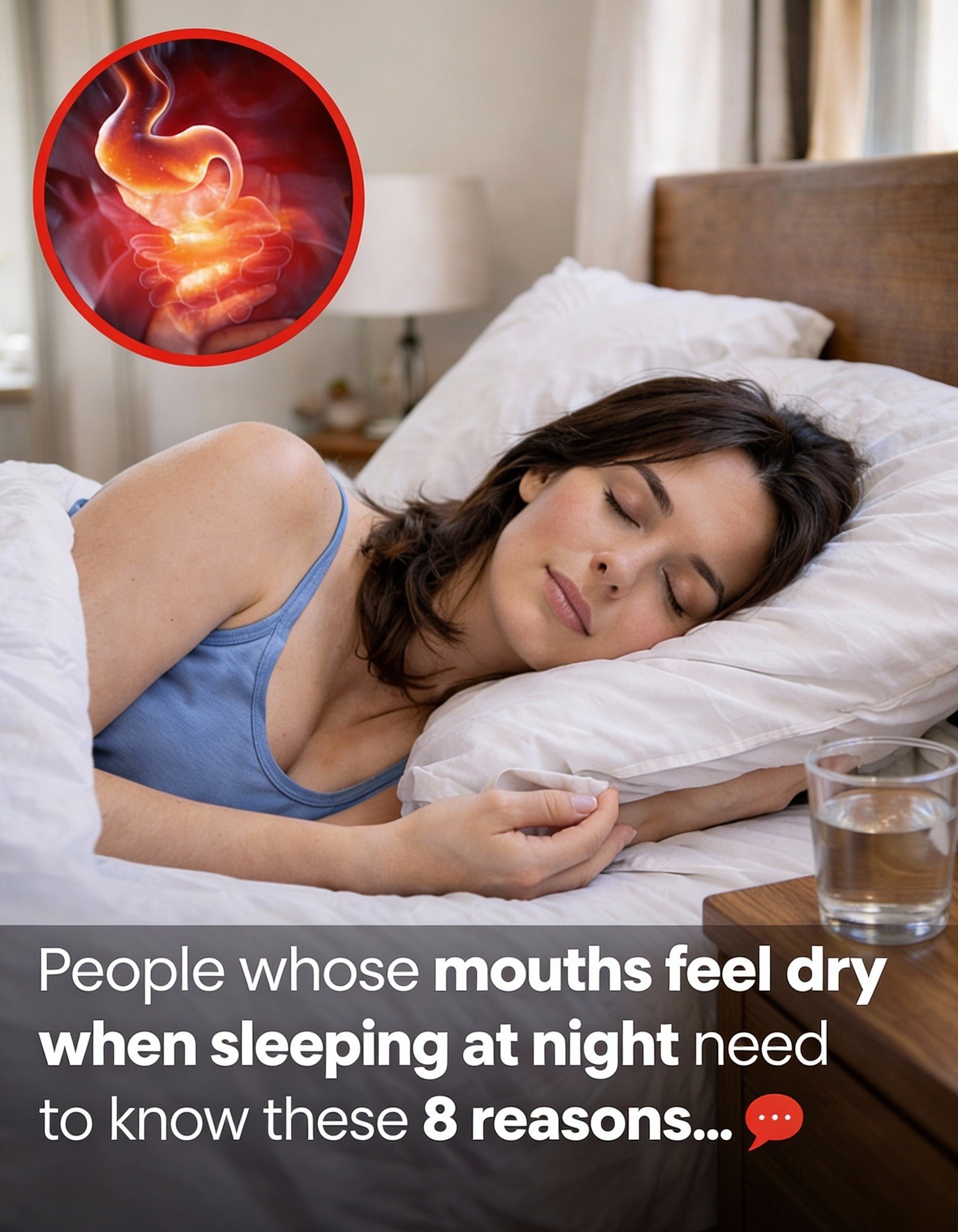 If your mouth feels dry at night, here are 8 reasons why