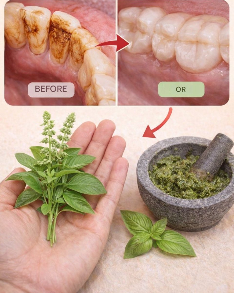 🌿🦷 How Holy Basil (Tulsi) Can Gently Support Your Oral Health Naturally