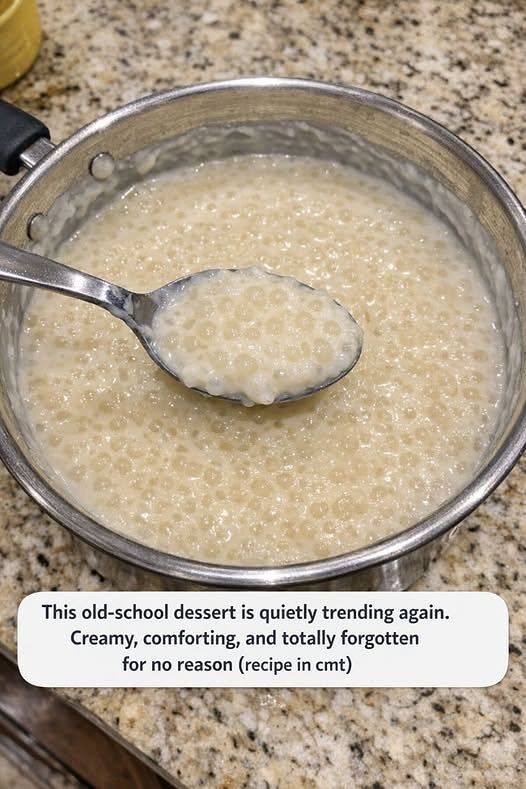 4-Ingredient Stovetop Tapioca Pudding