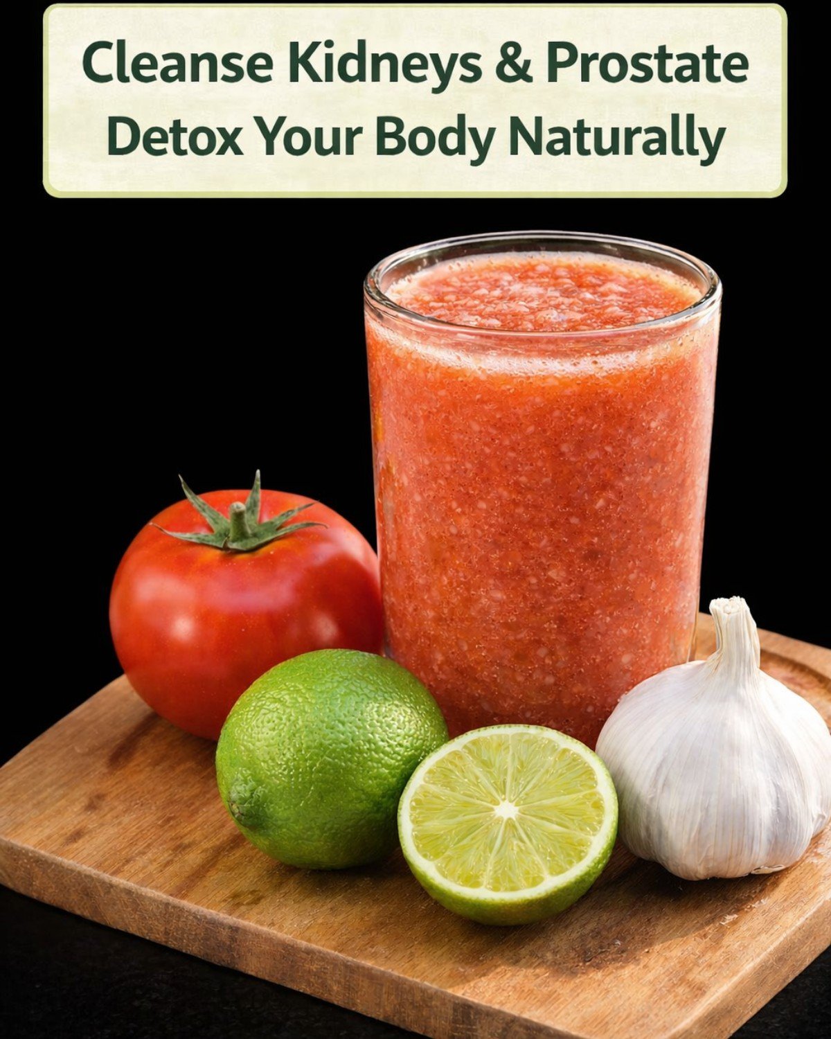 Cleanse your kidneys and prostate, and detoxify your body with this delicious juice made with just 3 ingredients.