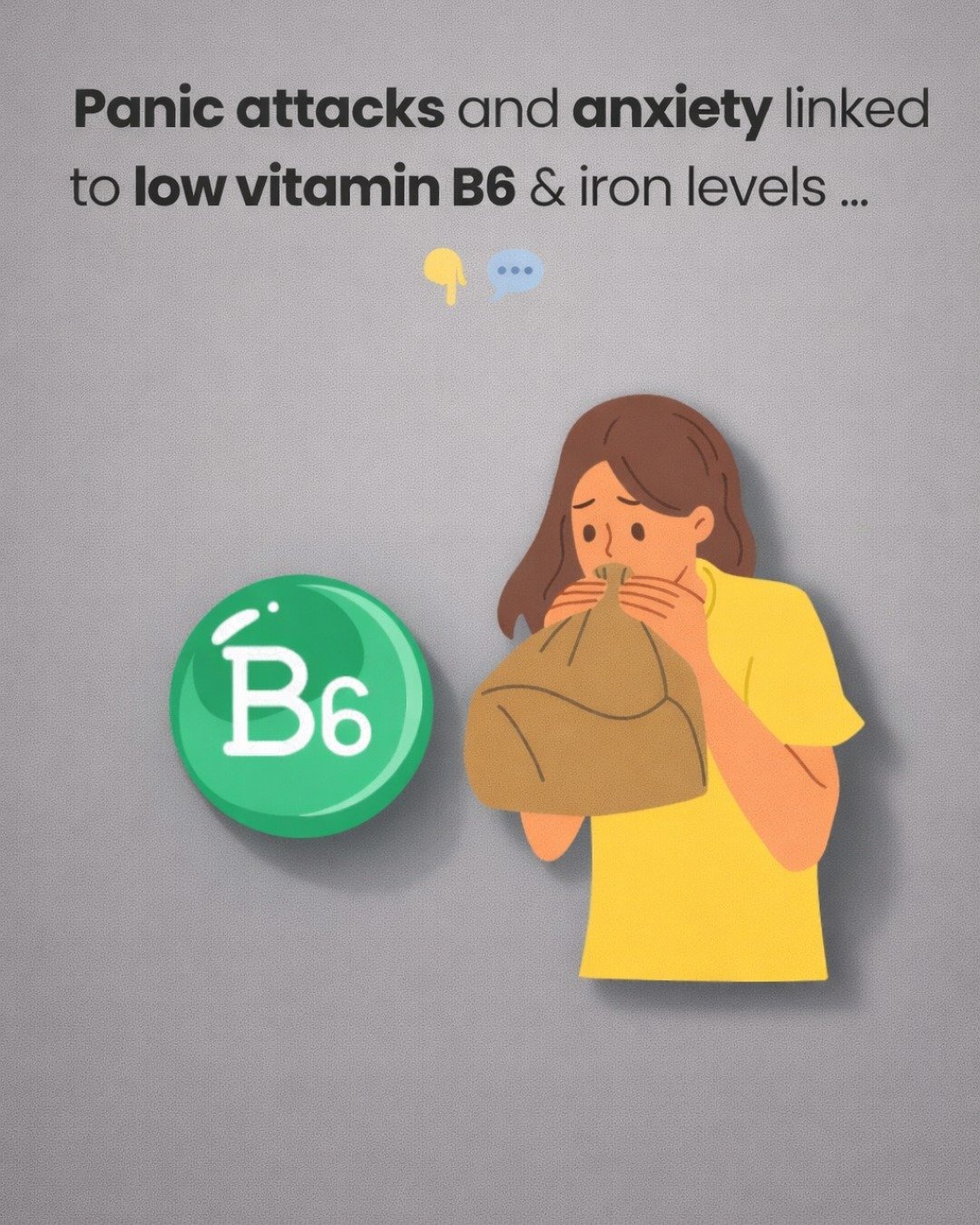 Could Low Vitamin B6 and Iron Levels Be Playing a Role in Your Anxiety and Panic Attacks?