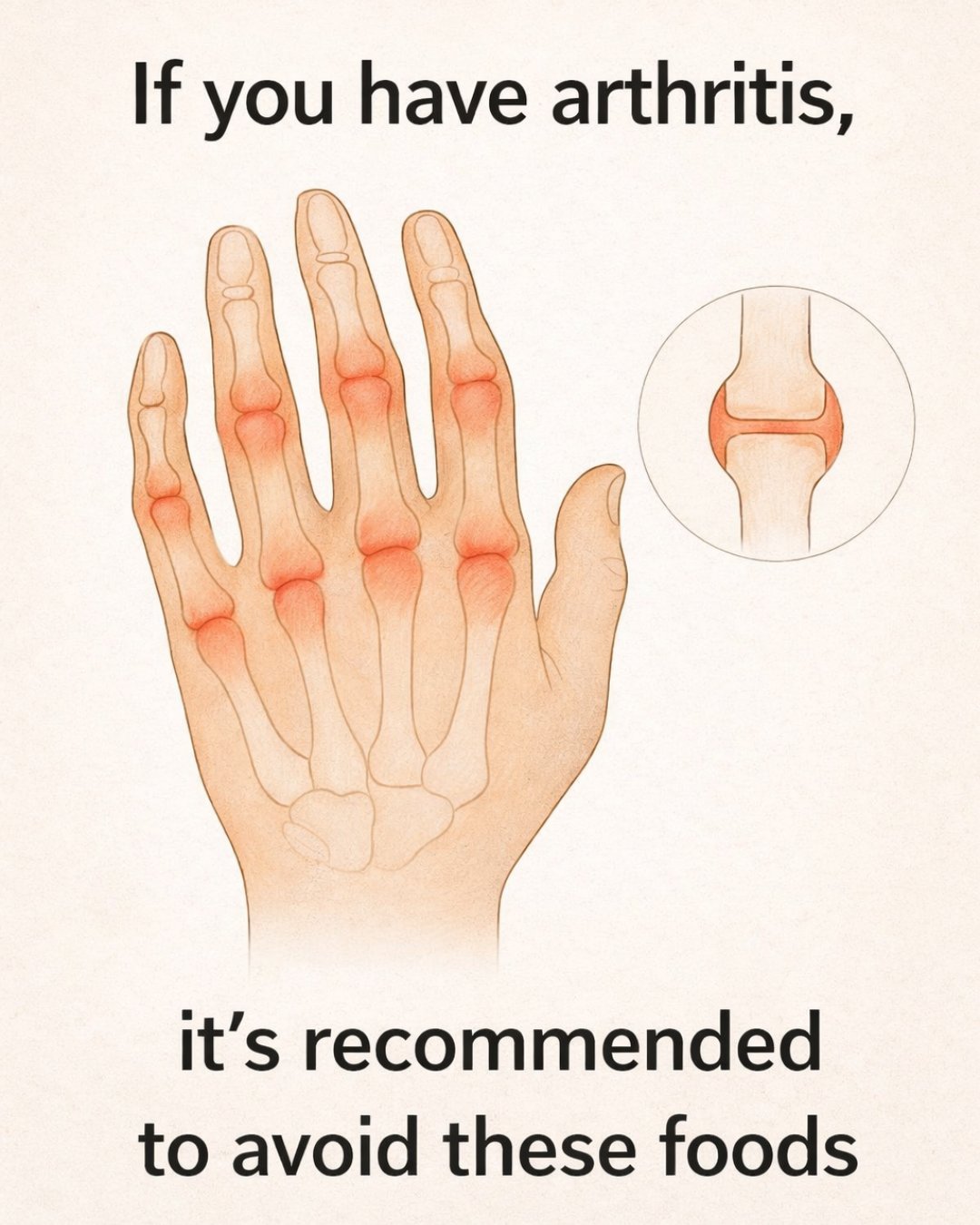 If You Suffer from Arthritis, Avoid These Foods to Reduce Pain and Inflammation