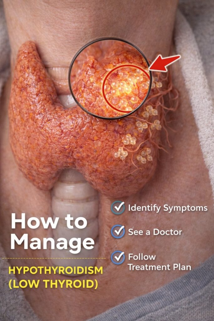 How to Manage Hypothyroidism Naturally Through Daily Habits, Nutrition, and Smart Lifestyle Adjustments