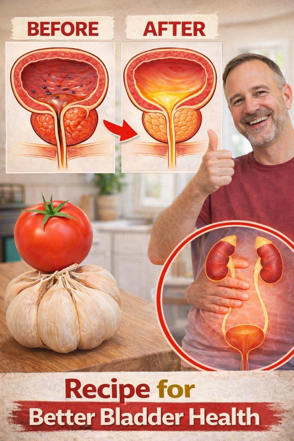 Tomato and Garlic Drink for Prostate Wellness and Bladder Comfort Support A Simple Daily Habit Guide Thats