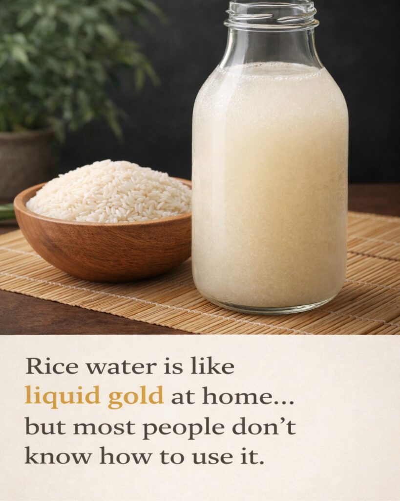 Rice Water: The Hidden Gold in Your Kitchen That May Transform Your Hair and Skin Naturally