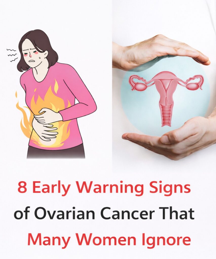 8 Early Warning Signs of Ovarian Cancer That Many Women Tend to Overlook