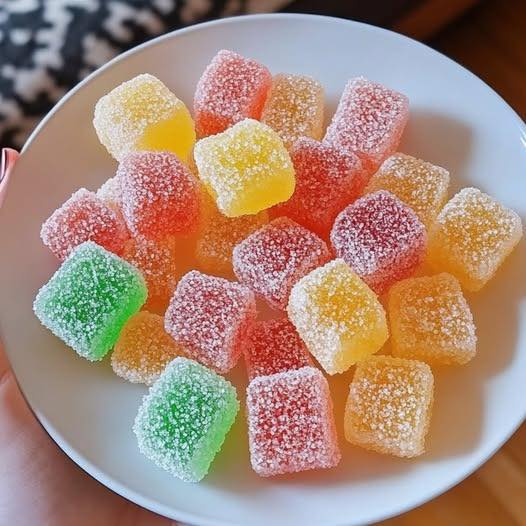 Homemade Fruit Juice Gumdrops