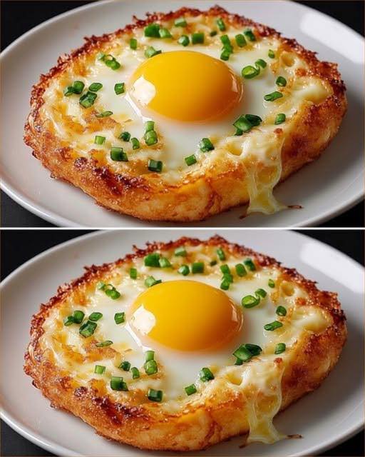 Crispy Cheesy Hash Brown Egg Nests