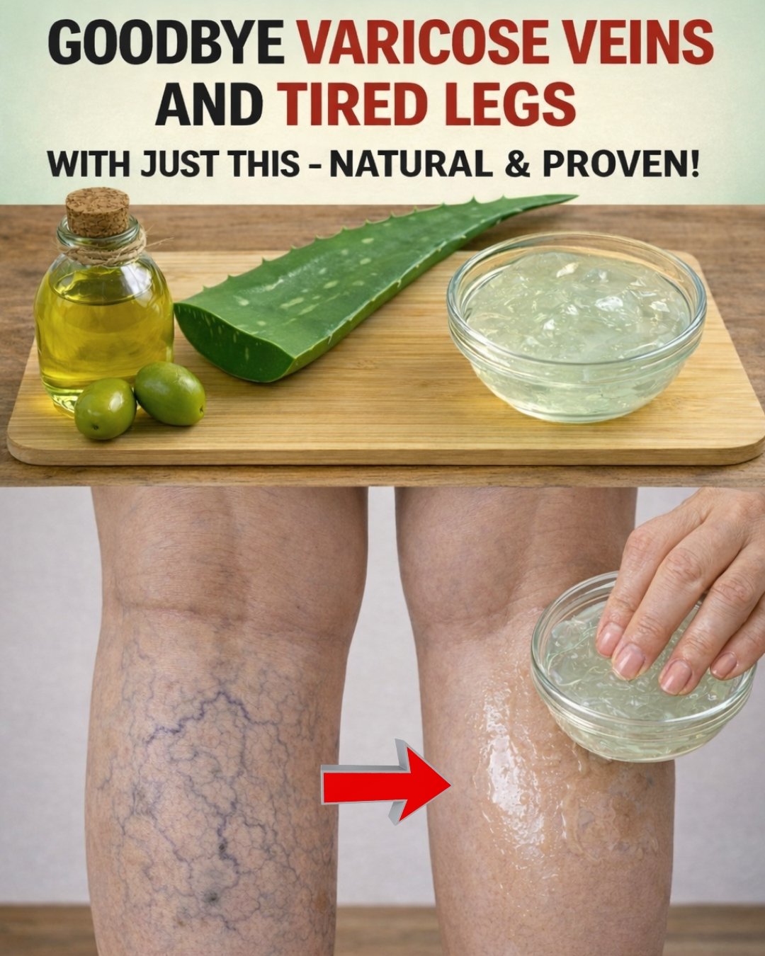 Grandma’s Remedy for Varicose Veins: Natural Recipe with Aloe Vera, Apple Cider Vinegar, and Lemon