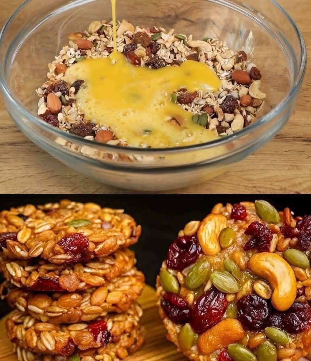 Nut and Oat Energy Cookies