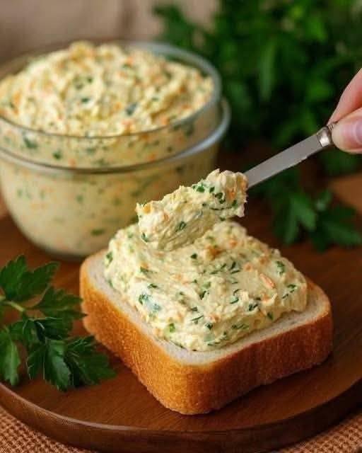 Golden Garlic & Herb Butter Spread