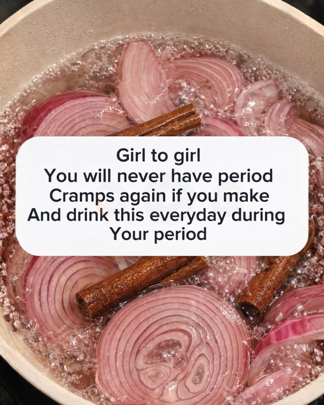 Onion and Cinnamon Tea for Period Cramps: Does It Really Help?