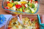Recipe: Cheesy Roasted Vegetable Bake