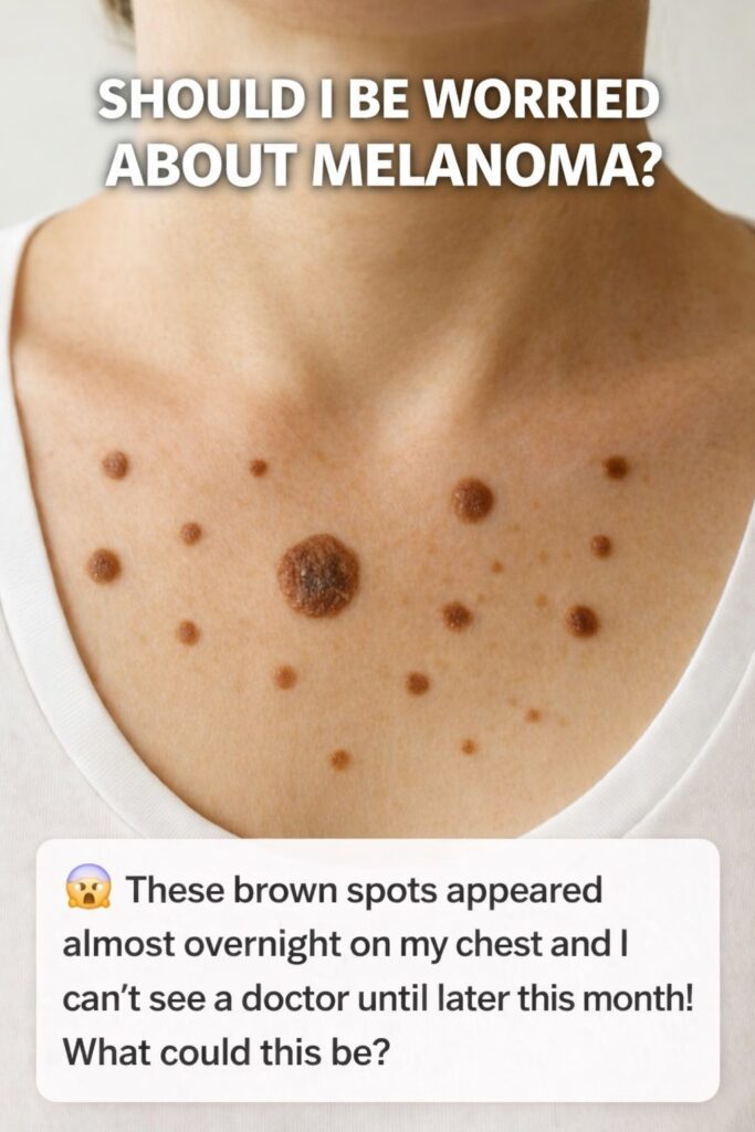 Brown Spots Suddenly Appearing on Your Chest? Here’s What They Might Mean