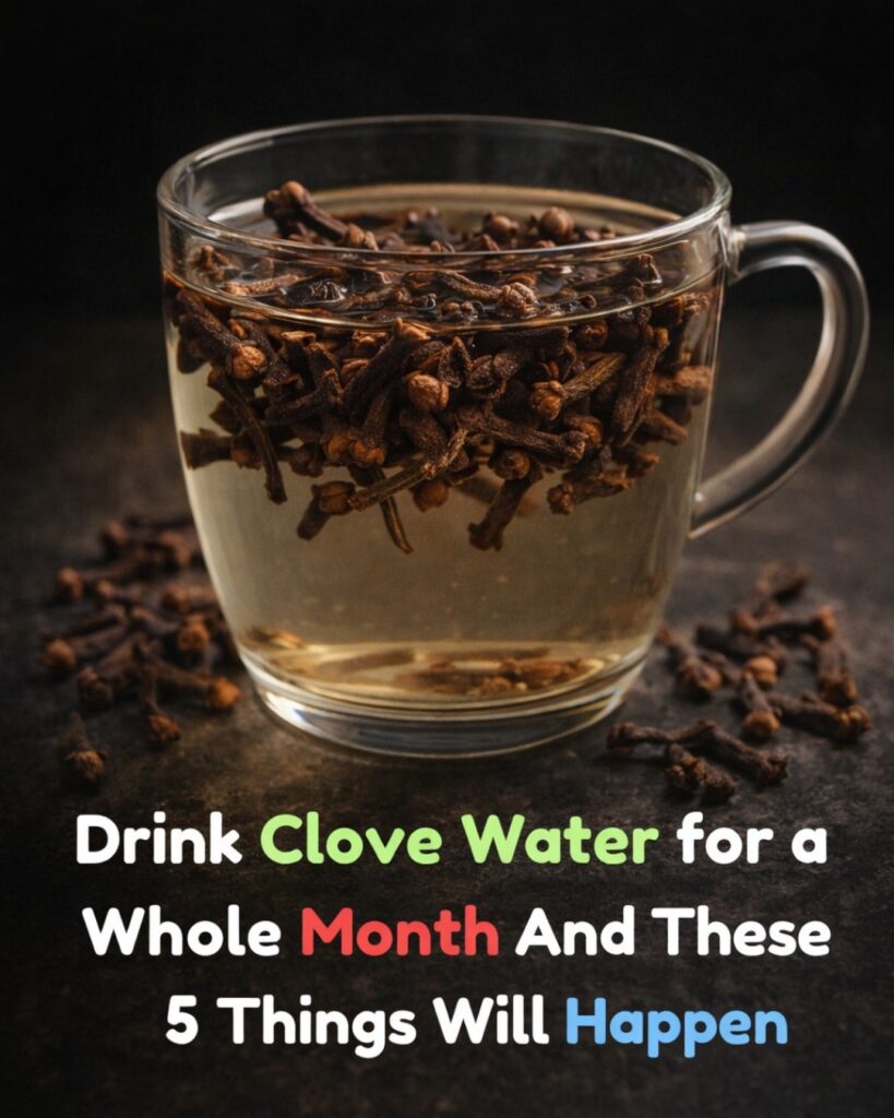 Drink Clove Water Every Day for a Month: 5 Surprising Changes You Might Notice in Your Body