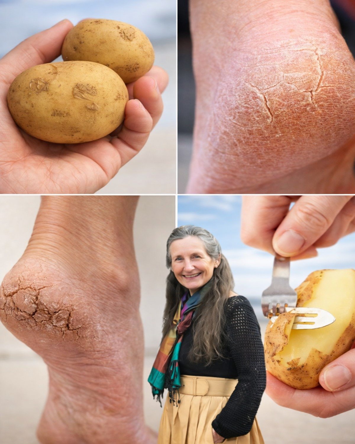 Potato Remedies: Using Potatoes for Cracked Heels and Skin Care – Simple, Natural Support for Softer Feet