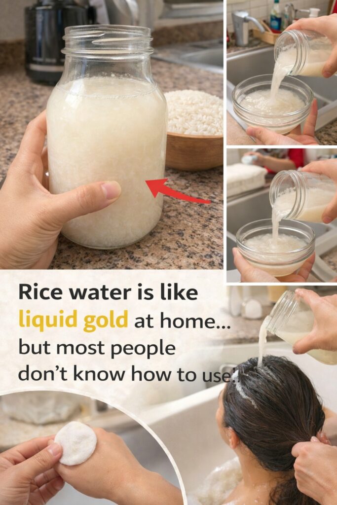 Discover How to Use Rice Water from Your Kitchen for Hair and Skin Care Routines