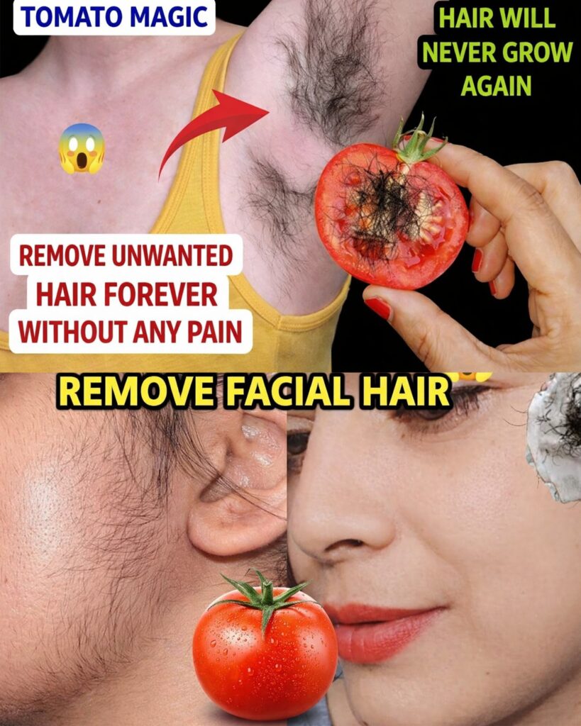 Discover the Surprising Natural Way to Tackle Unwanted Facial Hair: Could This Tomato-Based Home Blend Gently Reduce Growth and Leave Skin Glowing?