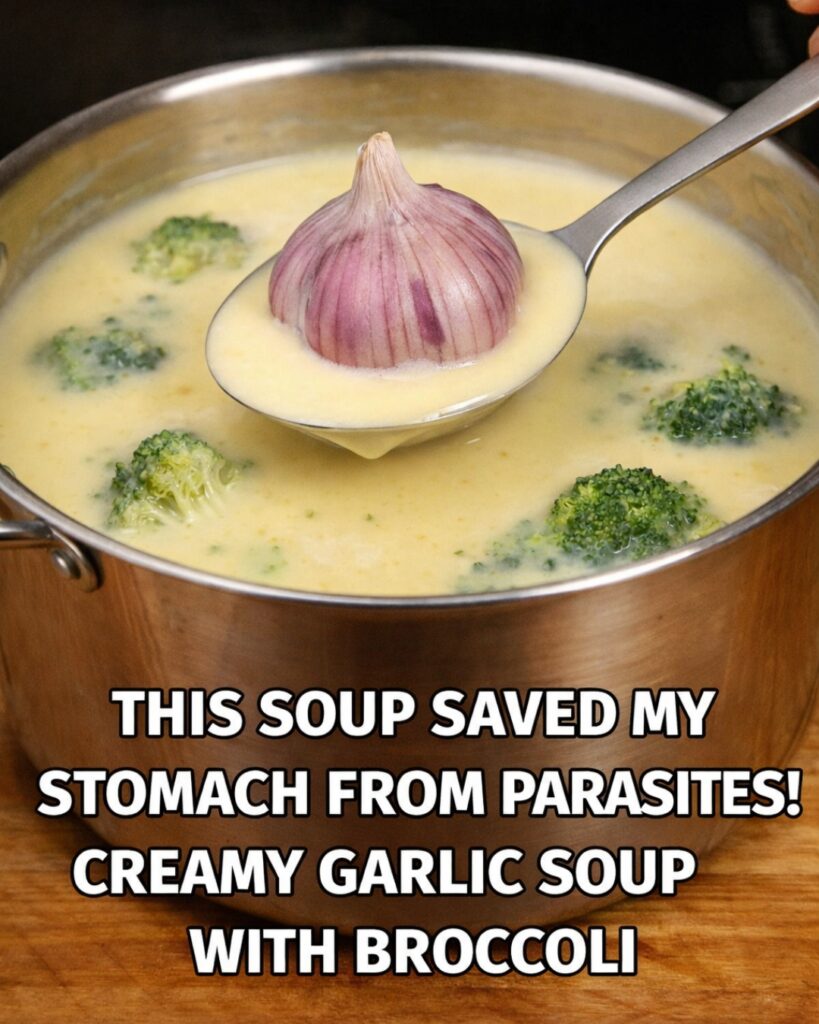 Garlic Broccoli Cream Soup That Saved My Stomach: A Comforting Anti-Parasite Inspired Recipe