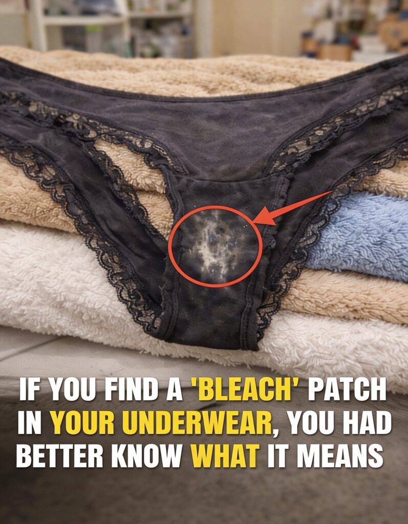 If You Find a “Bleach” Patch on Your Underwear, Here’s What It Really Means
