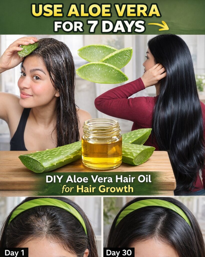 I Used Aloe Vera in My Hair for 7 Days & THIS HAPPENED! Before & After Results – Real Talk on What to Expect