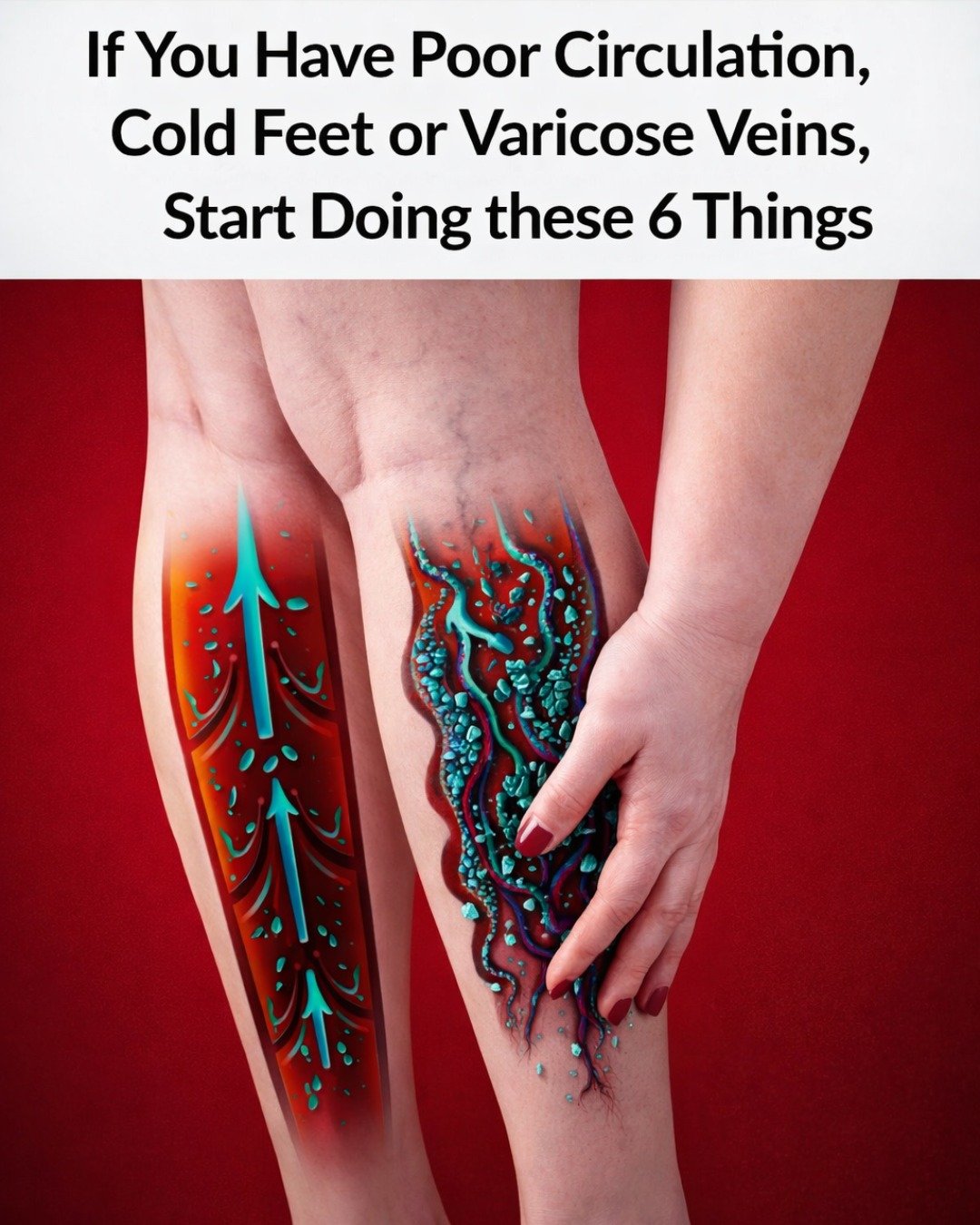 If You Notice Poor Circulation, Cold Feet, or Varicose Veins, Discover These 6 Everyday Habits to Try