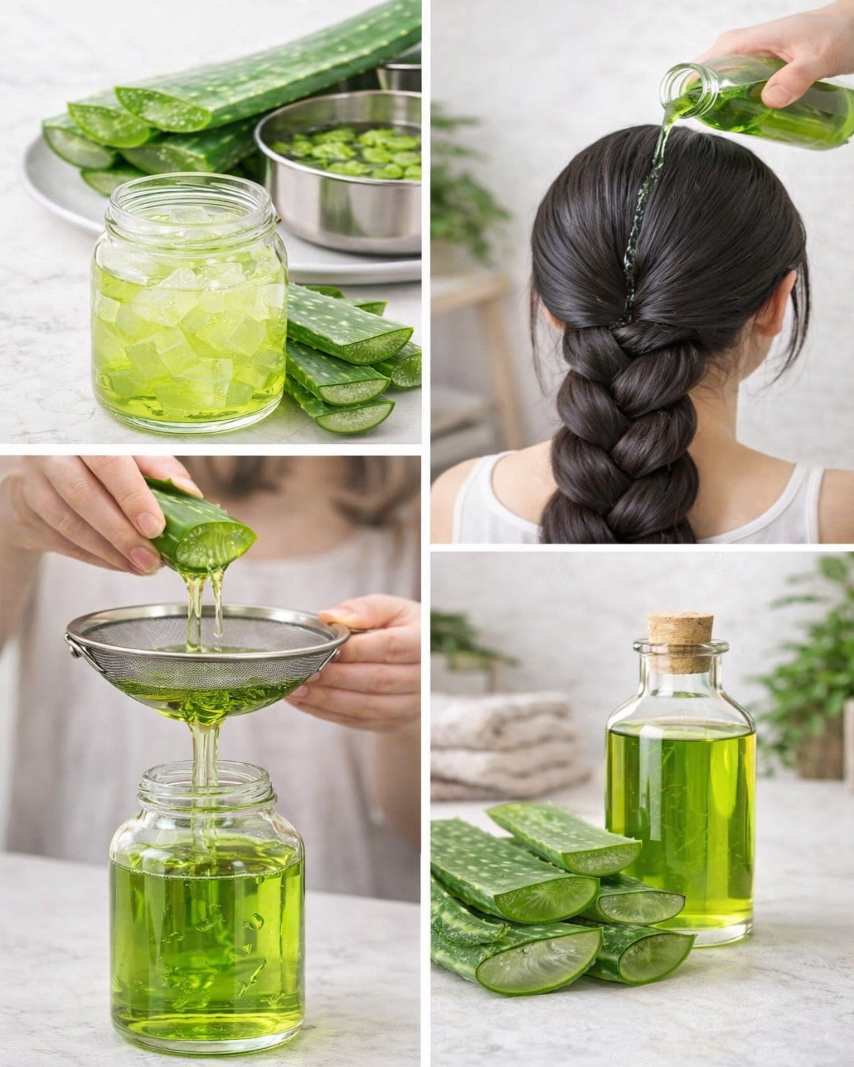 Revive Thinning Hair Naturally: How to Make Aloe Vera Oil at Home for a Nourished Scalp and Stronger Strands
