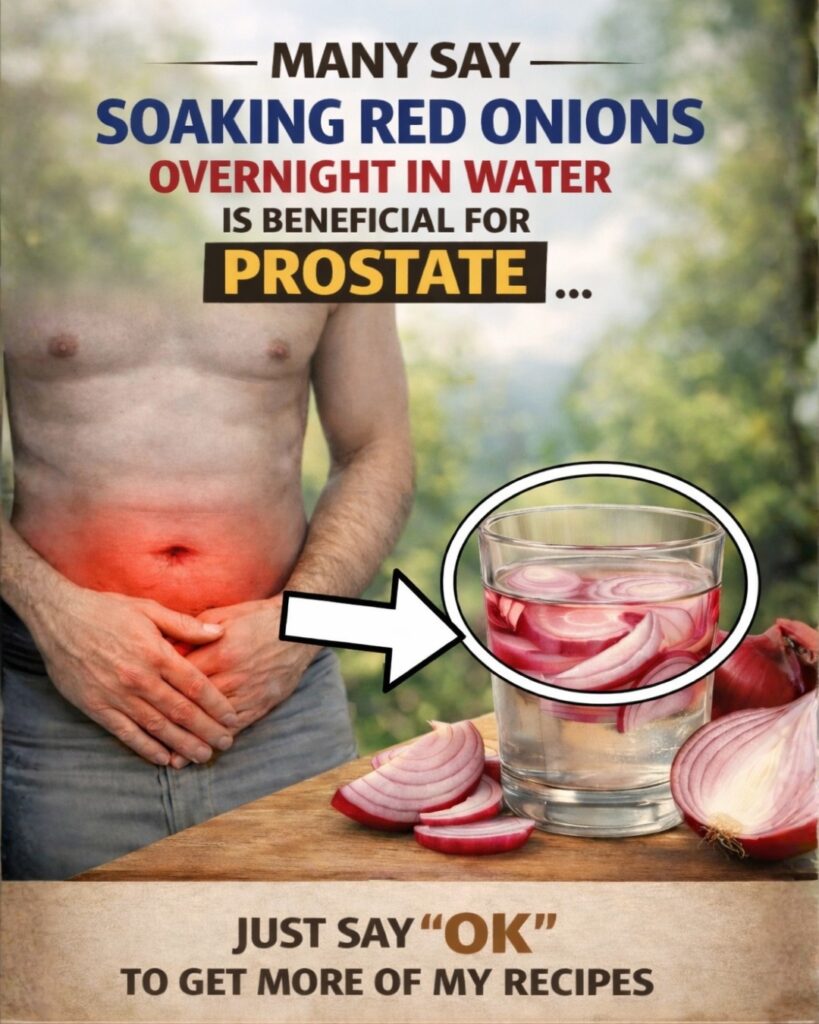 Unlocking Prostate Wellness: The Potential of Red Onions and a Simple Home Habit