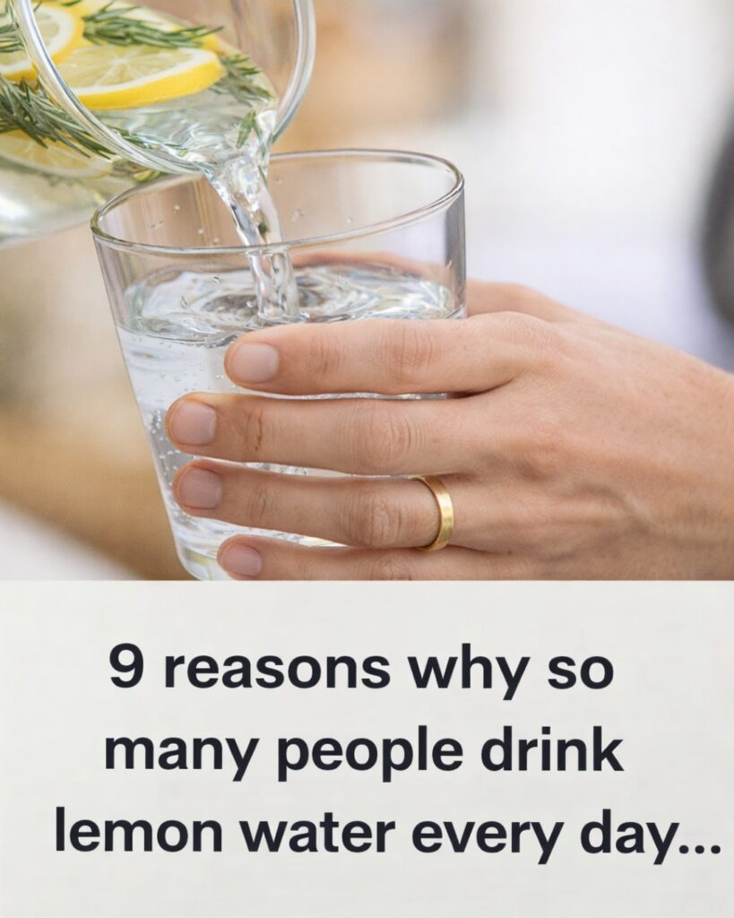 9 Reasons Why So Many People Drink Lemon Water Every Day