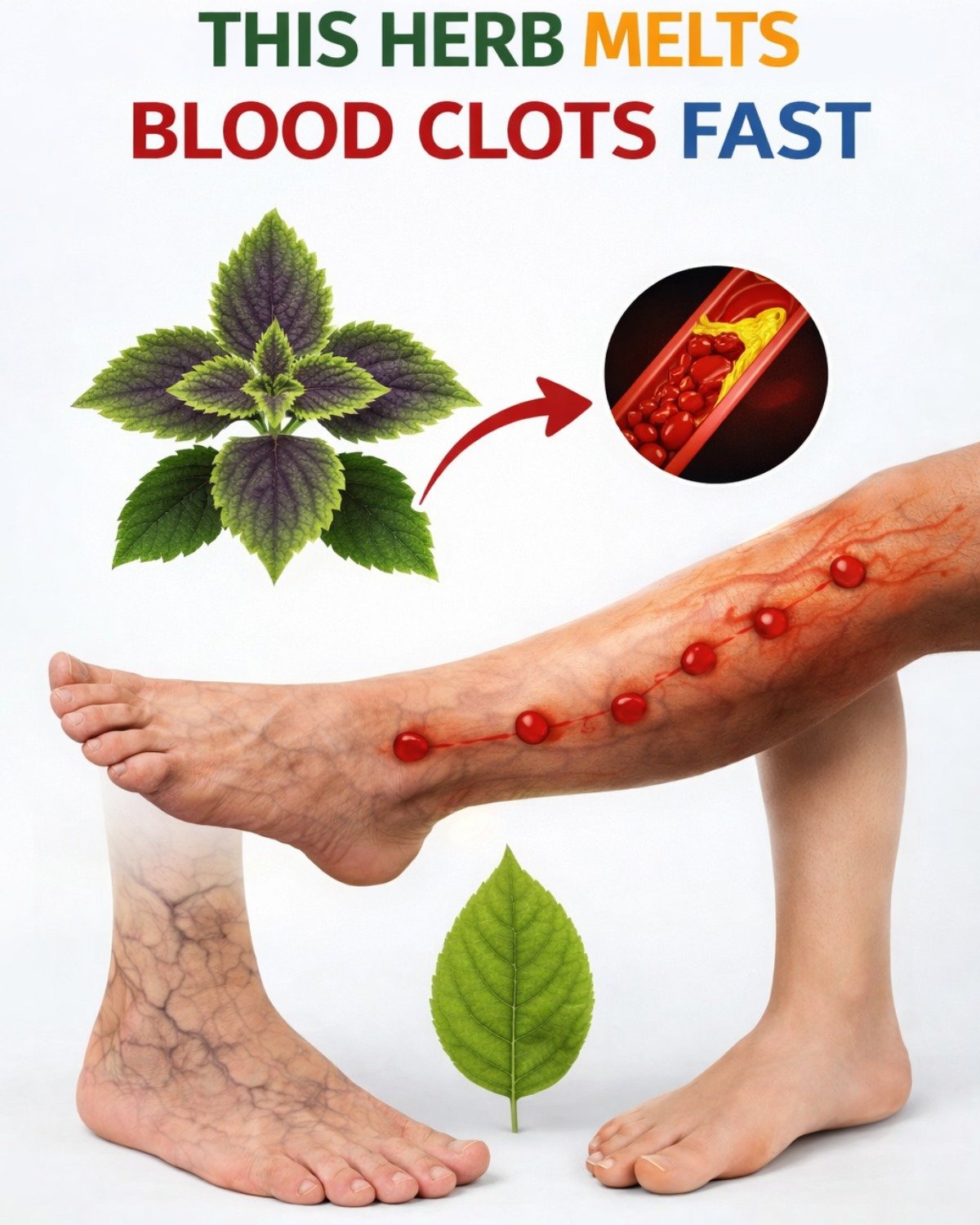 The Most Powerful Herbs to Help Fight Dangerous Blood Clots in the Legs – What Science Suggests About Nature’s Supportive Allies