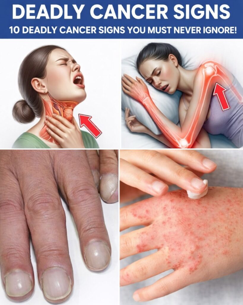 10 Cancer Warning Signs Adults Should Know About and Discuss With Their Doctor Promptly for Proactive Health Awareness