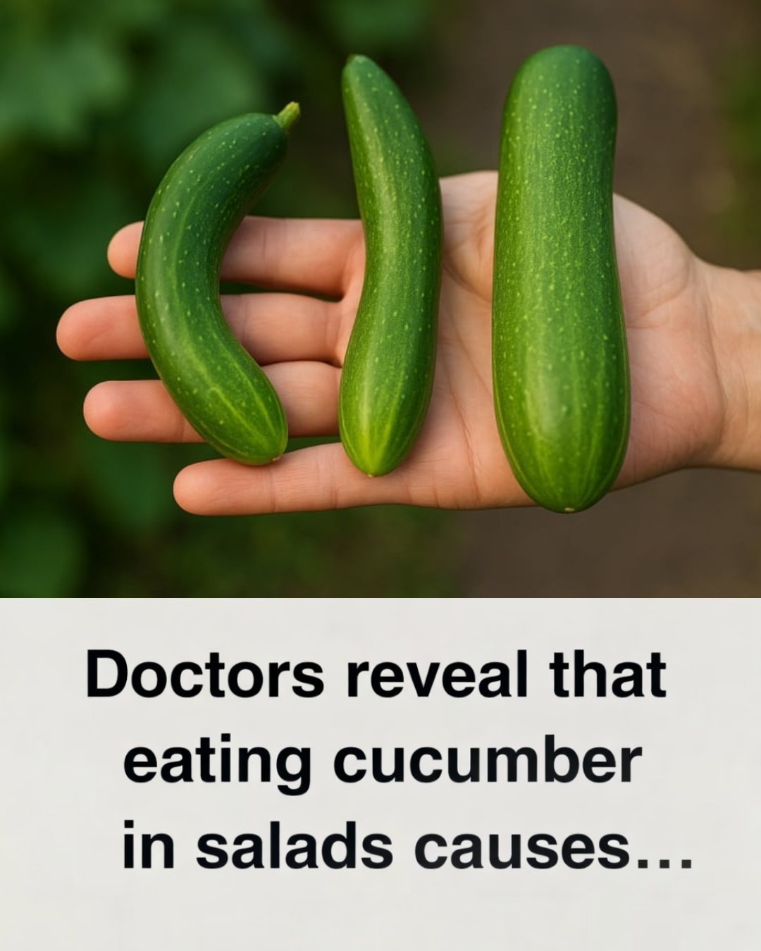 Doctors Reveal What Happens When You Eat Cucumber in Your Salad Every Day