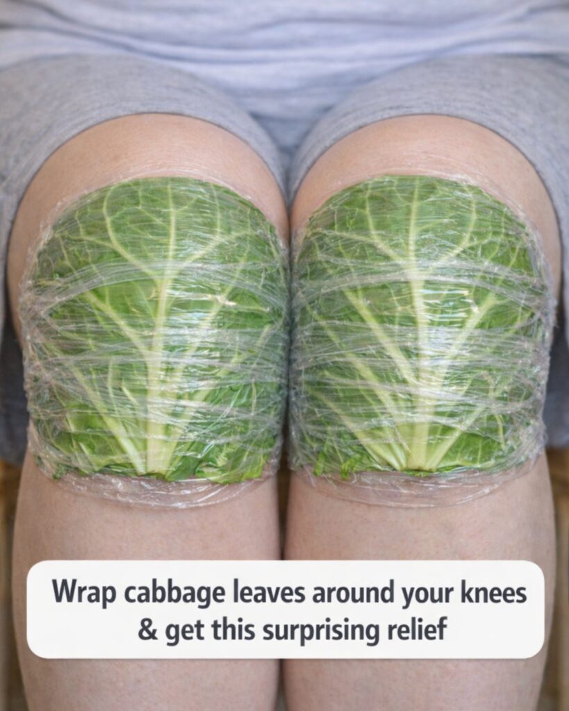 Wrap a Cabbage Leaf Around Your Knee: The Surprising Home Remedy for Natural Pain Relief