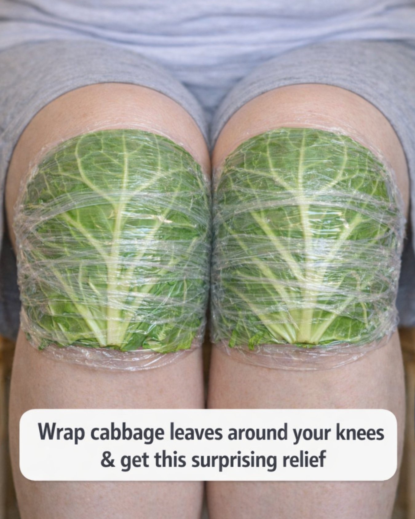 Wrap a Cabbage Leaf Around Your Knee: The Surprising Home Remedy for Natural Pain Relief