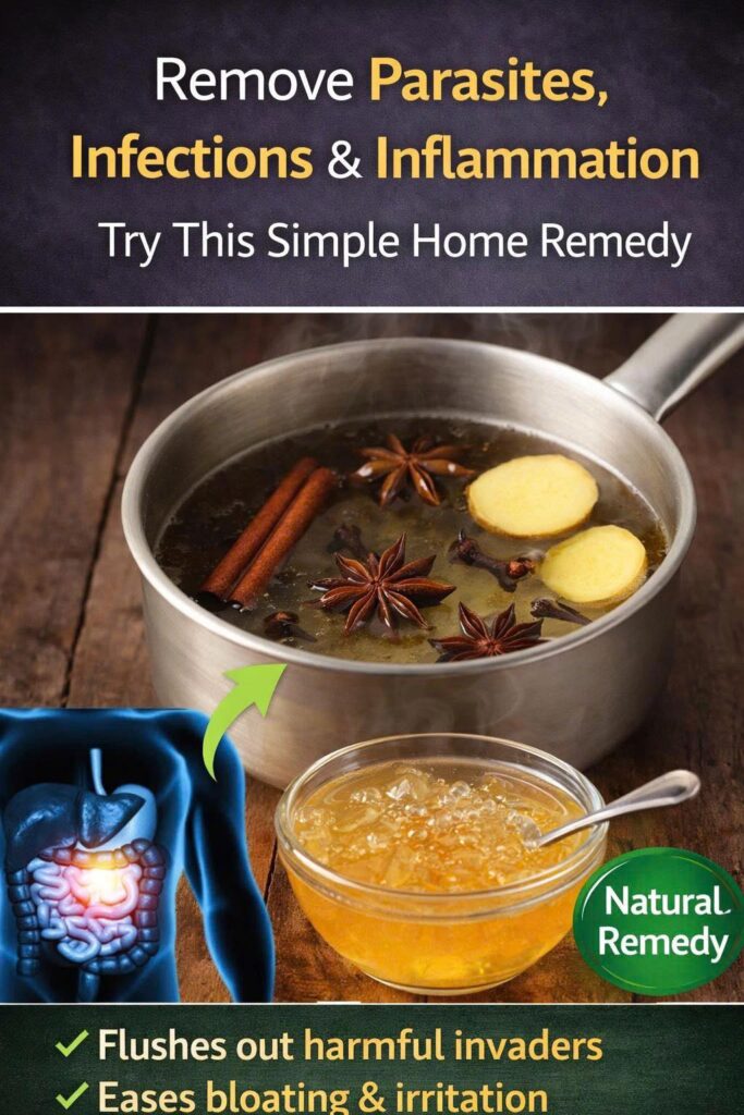 Natural Herbal Infusion for Gut Health: Supporting Digestion and Reducing Inflammation