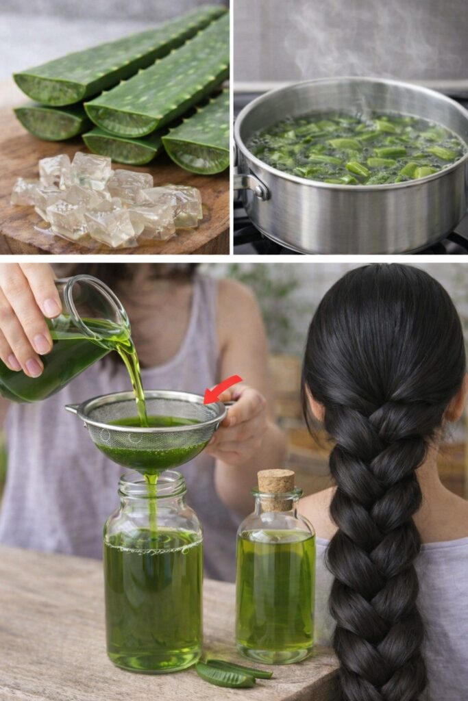 How to Make Aloe Vera Oil at Home: A Step-by-Step DIY Guide for Your Hair Care Routine