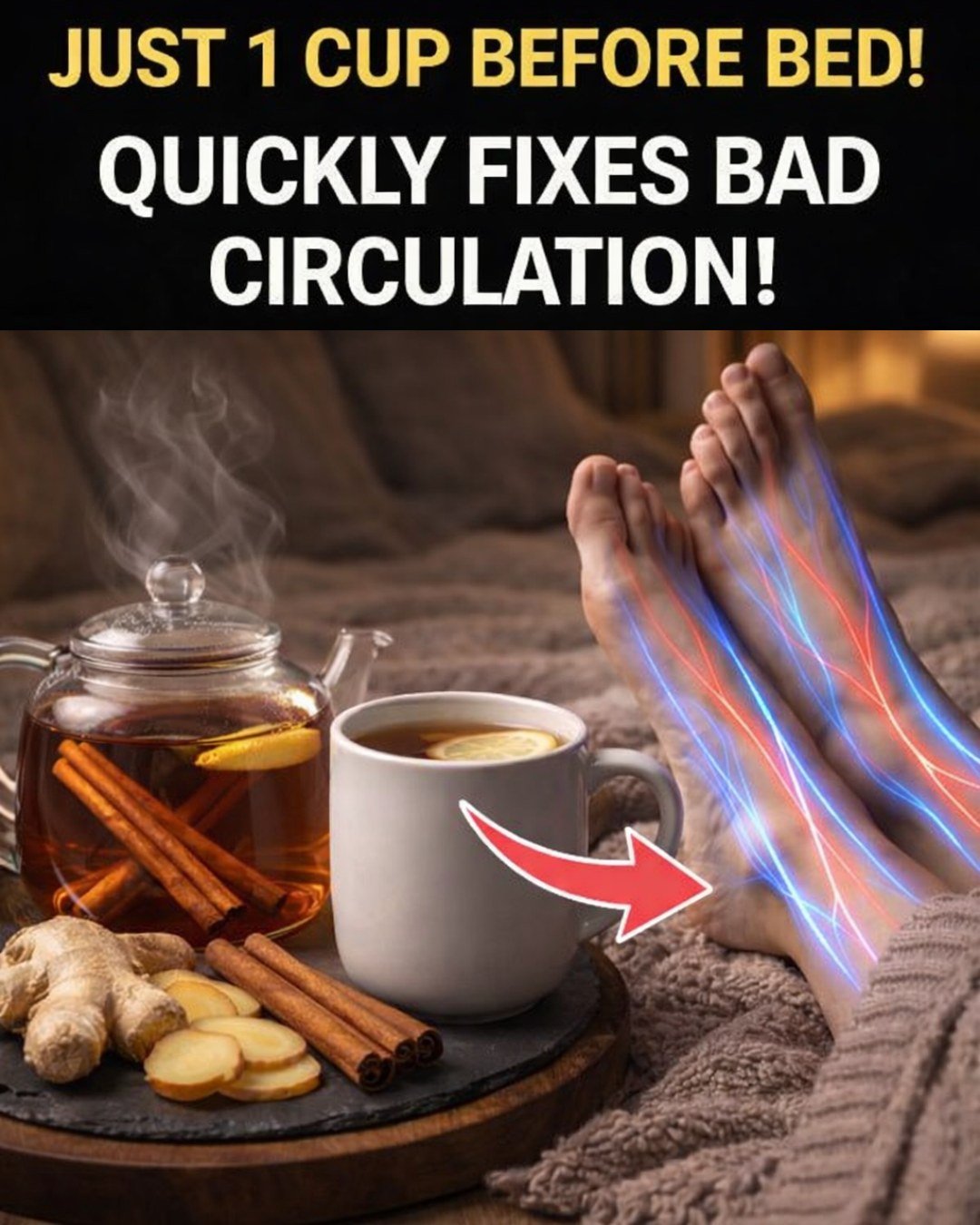Over 60? Doctors Are Hiding This Daily Drink That Restores Leg Circulation 42% in Hours