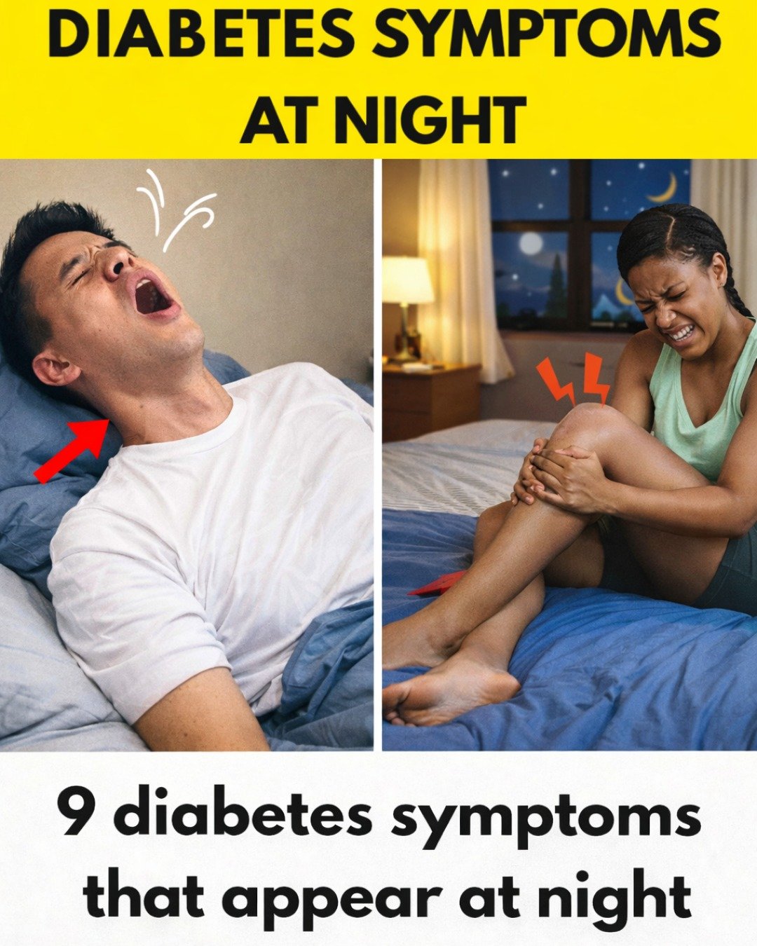 9 Diabetes Symptoms That Appear at Night: Discover What They Mean and Simple Habits to Notice