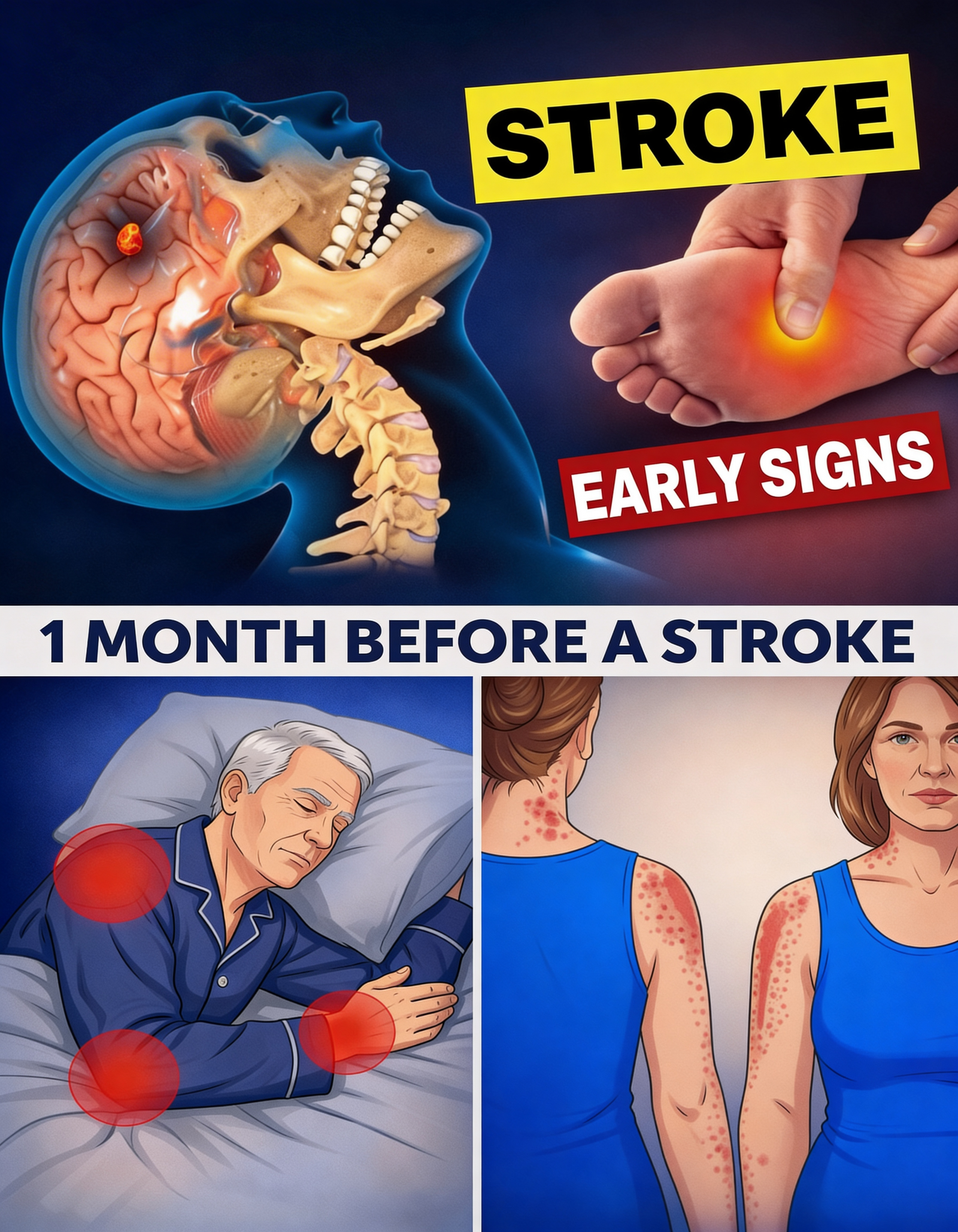 8 Warning Signs of Stroke That May Appear One Month Before + 9 Powerful Tips to Prevent It