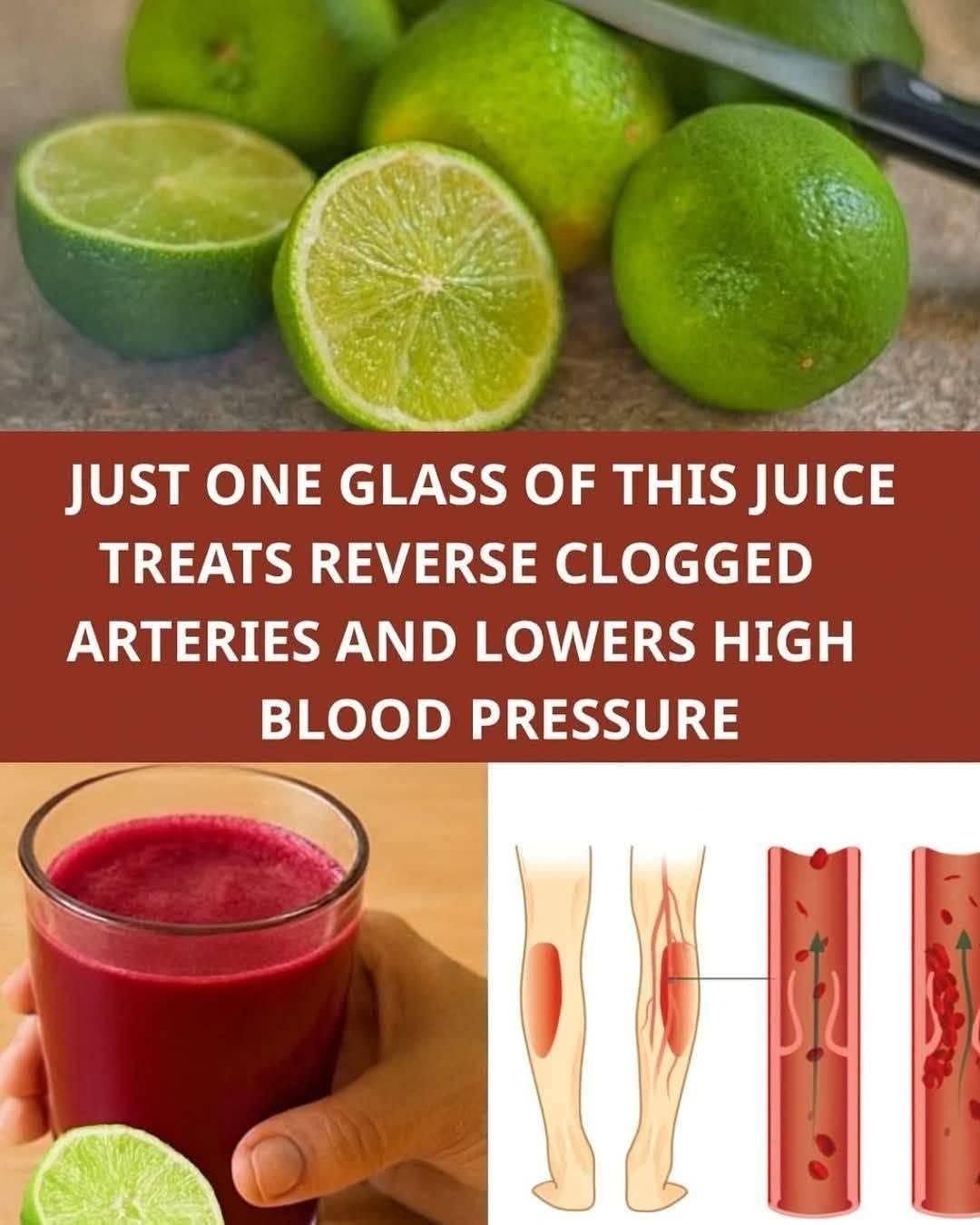 One Glass of This Juice May Support Heart Health, Clear Arteries, and Help Lower High Blood Pressure