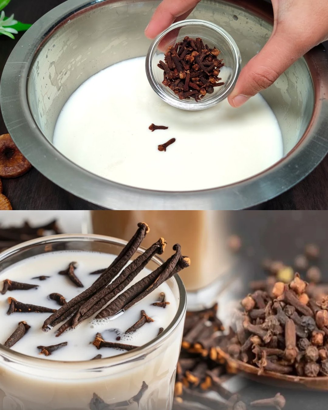 🥛 Old Doctor’s Remedy: Almond Milk with Cloves 🌿
