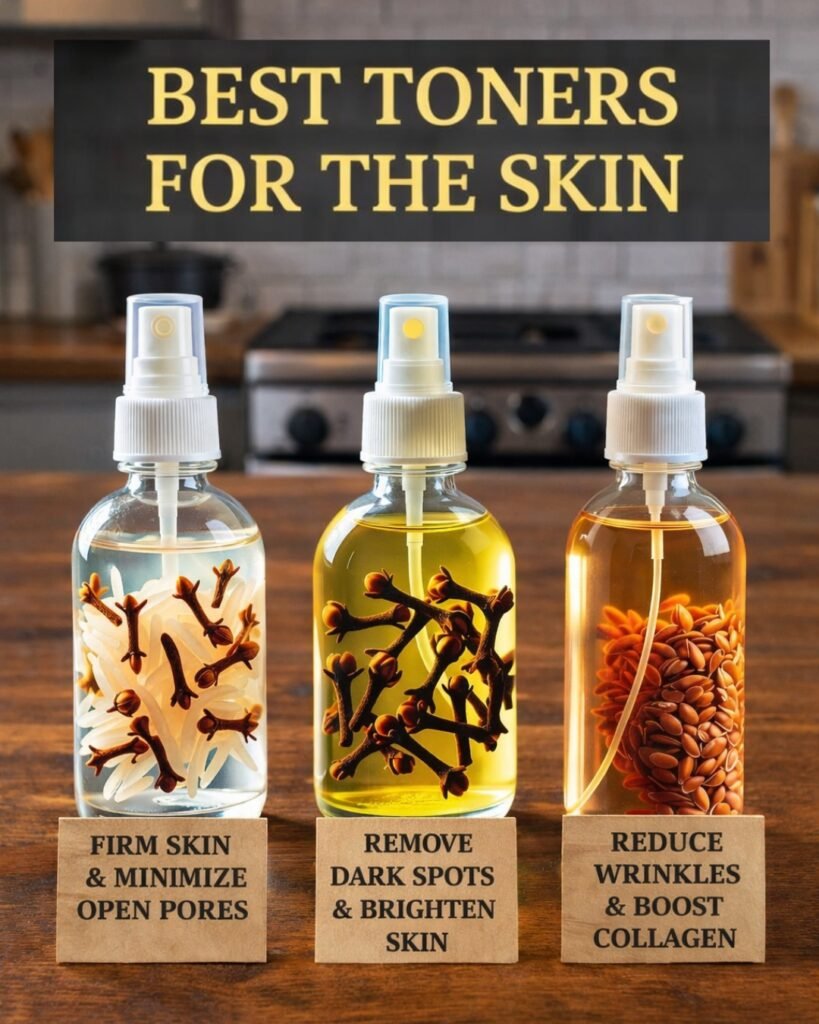 Homemade Rice & Clove Toner: The Natural Skincare Secret for Clear, Firm, Glowing Skin