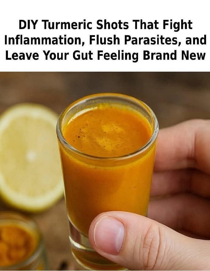 DIY Turmeric Shots That Fight Inflammation, Flush Parasites, andLeave Your Gut Feeling Brand New