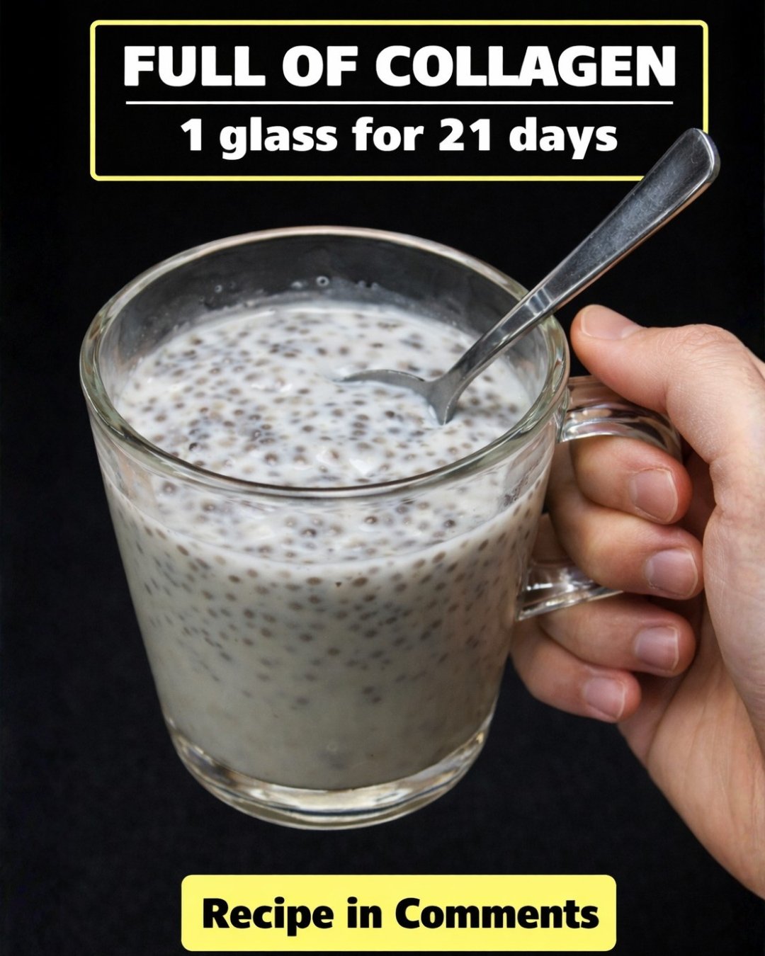 Clove & Chia Collagen Drink: For Young Glowing Skin